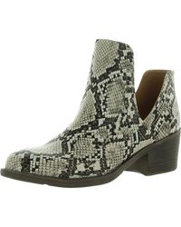 Volatile - Laconia Faux Leather Booties Ankle Boots - Lyst