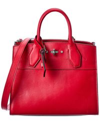 Louis Vuitton - Red Taurillon Leather City Steamer Pm (authentic Pre-owned) - Lyst
