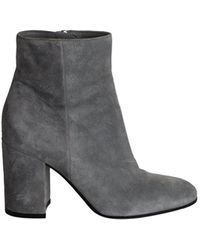 Gianvito Rossi - Margaux Block-Heel Ankle Boots - Lyst