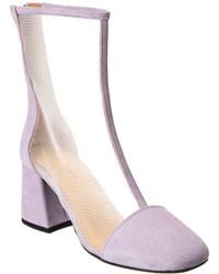 Free People - Wisteria Mesh & Leather Boot - Lyst