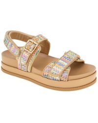 BCBGeneration - Bara Raffia Sandal - Lyst