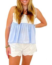 SOFIA The Label - Caspian Colorblock Top And Short Set - Lyst