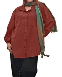 On The Plus Side - Long Sleeve Button Up Shirt - Lyst