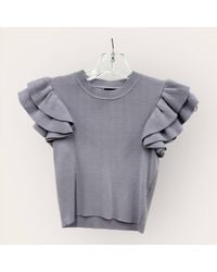 KatieJnyc - Girl's Isla Ruffle Sleeve Top - Lyst