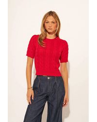 John + Jenn - Percy Short Sleeve Top - Lyst