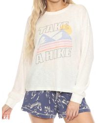 Pj Salvage - Mountain Love Long Sleeve Lounge Top - Lyst