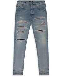 Amiri - Clay Plaid Thrasher Jeans - Lyst