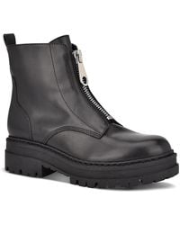 Marc Fisher - Paralee 2 Leather Ankle Motorcycle Boots - Lyst