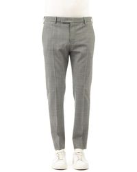 PT Torino - Prince Of Wales Wool Trousers Fit Ten - Lyst