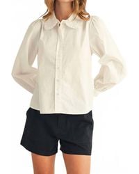 Jodifil - Ruffle Collar Button-Down Top - Lyst