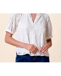 Cleobella - Kate Short Sleeve Blouse - Lyst