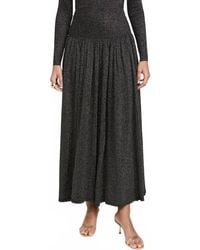 Zimmermann - Crush Metallic Flare Skirt - Lyst