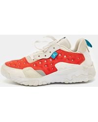 Nike - S Leather And Suede Delta 2 Lace Up Sneakers - Lyst