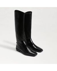 Sam Edelman - Cesar Leather Wide Calf Tall Riding Boots Jzz1248 - Lyst