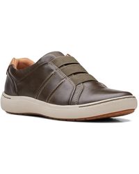 Clarks - Nalle Ease Leather Embossed Casual And Fashion Sneakers - Lyst