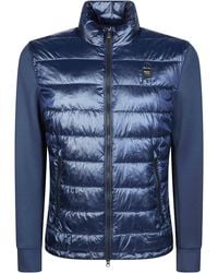 Blauer - Biker Ny Quilted Zip-Up Jacket - Lyst