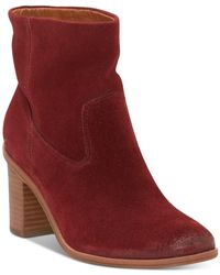 Lucky Brand - Jozelyn Suede Round Toe Mid-calf Boots - Lyst