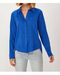ecru - Hepburn Long Sleeve Washed Classic Shirt - Lyst