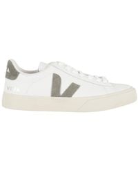 Veja - Campo Textured Leather Low-Top Sneakers - Lyst