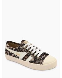 Gola - Classics Coaster Leopard Print Trainers Sneakers - Lyst