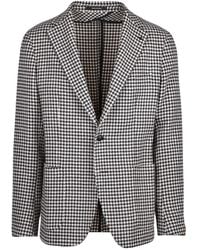 Tagliatore - Houndstooth Unlined Virgin Wool Blazer - Lyst