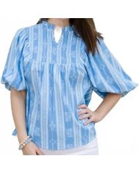 Michelle Mcdowell - Jona Smocked Top - Lyst