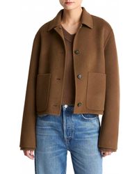 Vince - Wool And Cashmere-Blend Short Jacket - Lyst