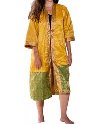 StandAwt - Silk Saree Kimono - Lyst