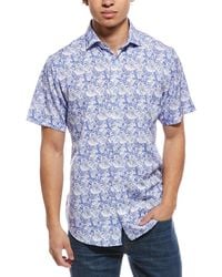 Tailorbyrd - Distressed Printed Performance Shirt - Lyst