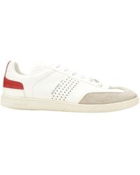 Dior - Dior Homme B01 Red Bee Laether Suede Trim Trainer Sneaker - Lyst