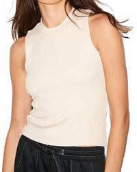LNA - Ribbed Double Layer Tank Top - Lyst