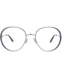 Chloé - Round-Frame Metal Optical Frames - Lyst