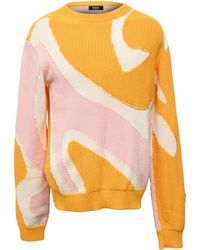 MCM - Knitted Color-Block Sweater - Lyst
