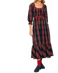 Pink City Prints Phoebe Midi Dress in Green | Lyst