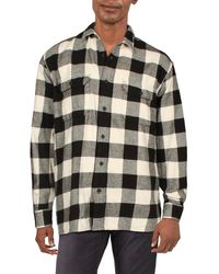 Levi's - Albany Moonbeam Flannel Buffalo Check Button-down Shirt - Lyst