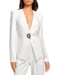 Ramy Brook - Hudson Suit Separate Office Collarless Blazer - Lyst