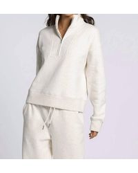 Thread & Supply - Serenity Fleece 1/4 Zip Pullover Sweatshirt - Lyst