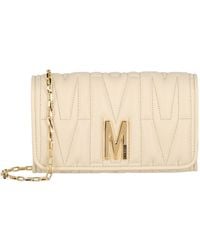 Moschino - Quilted M Leather Crossbody Bag - Lyst