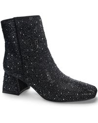 Chinese Laundry - Diya Boots Rhinestones Side Zip Bootie Htat1752 - Lyst