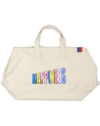 Kule - The Happiness Canvas Printed Tote Handbag - Lyst