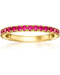 RS Pure - By Ross-Simons Lab-Grown Ruby Eternity Band - Lyst