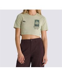 Vans - Night Bloom Crew Crop T-Shirt - Lyst