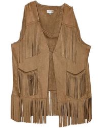 Adore - Lite Faux Leather Vest - Lyst
