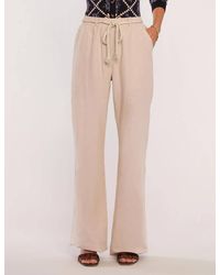 Heartloom - Linen-Cotton Blend Straight-Leg Pants - Lyst