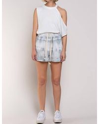 Pol - One Shoulder Ribbed Top - Lyst