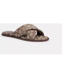COACH - Link Criss Cross Slide - Lyst