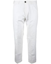 Ballantyne - Tailored Trousers With Classic Waistband - Lyst