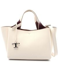 Tod's - T Timeless Mini Leather Handbag - Lyst
