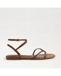 Sam Edelman - Ellina Strappy Flat Sandal - Lyst