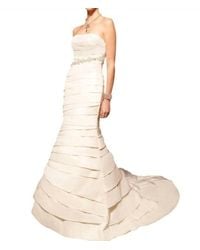 CASABLANCA - Strapless Layered Gown - Lyst